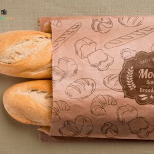 In túi giấy bánh mì