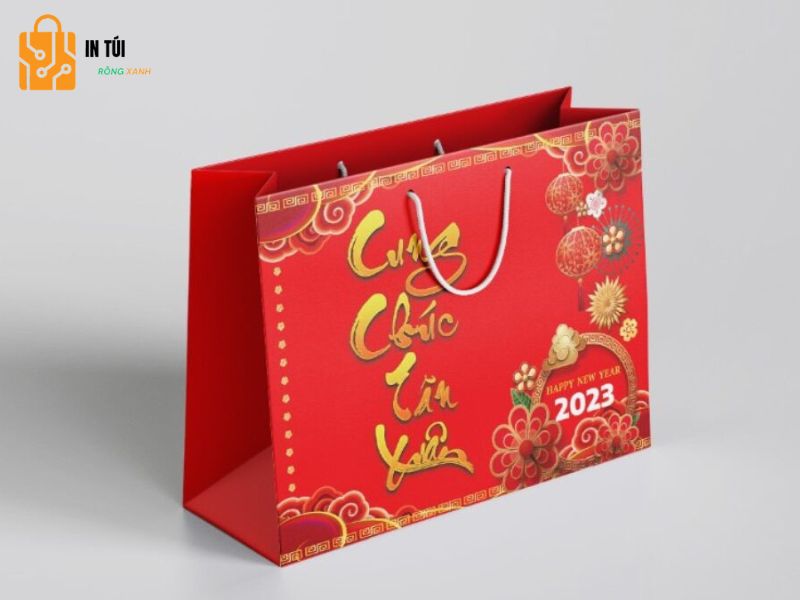 In túi giấy đựng quà Tết In túi giấy đựng quà Tết