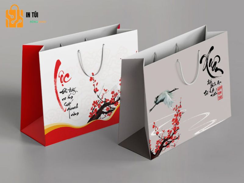 Mẫu túi giấy đựng quà tết số 2