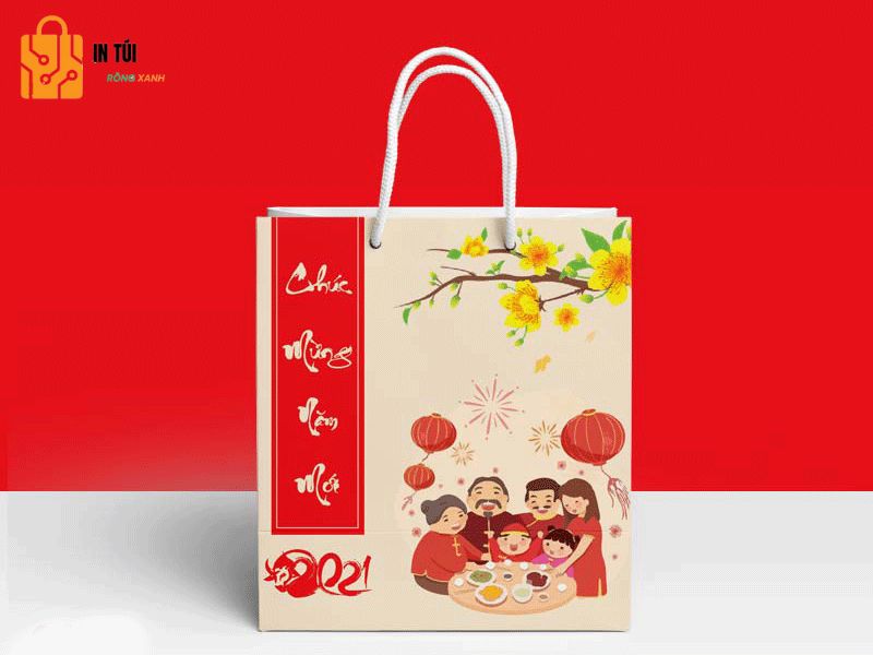 Mẫu túi giấy đựng quà tết số 5