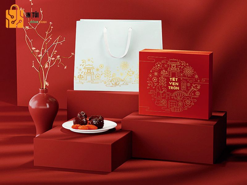 Mẫu hộp đựng quà Tết số 6