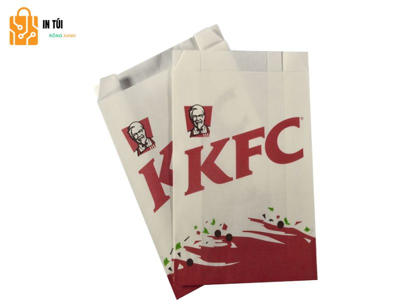 Túi giấy đựng gà rán
